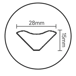 Scotia profile, 2400 × 28 × 15 mm