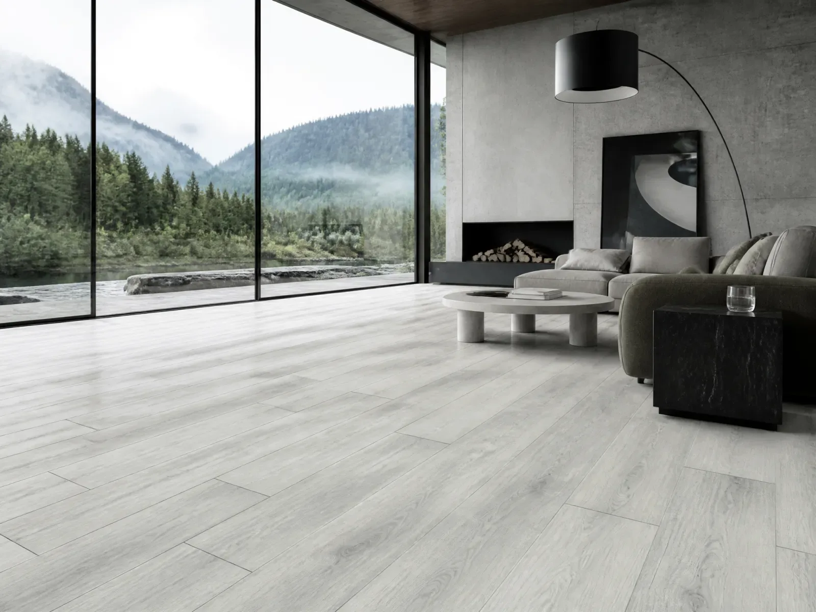Frost Oak Essential flooring in a living room