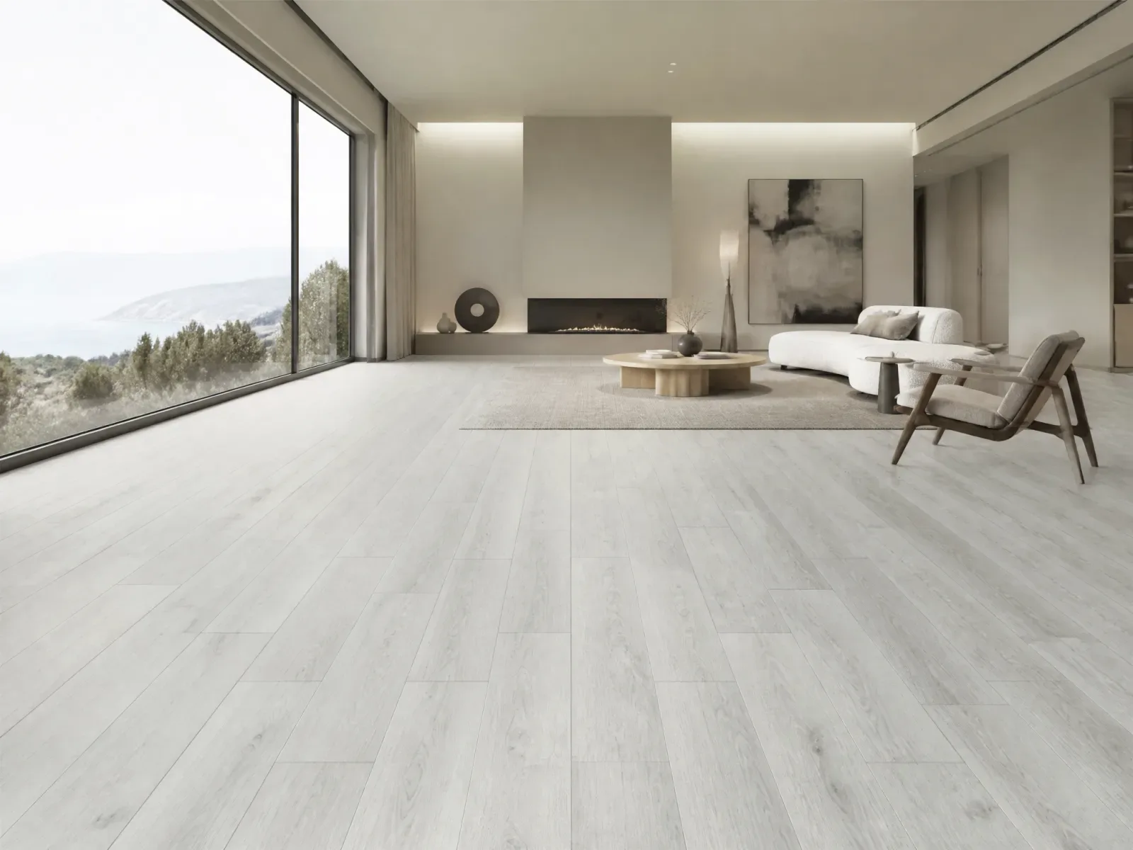 Silver Mist Oak Essential flooring in a living room