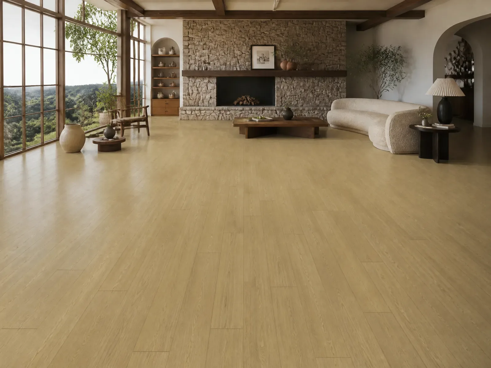 Rowan Oak Everline flooring in a living room