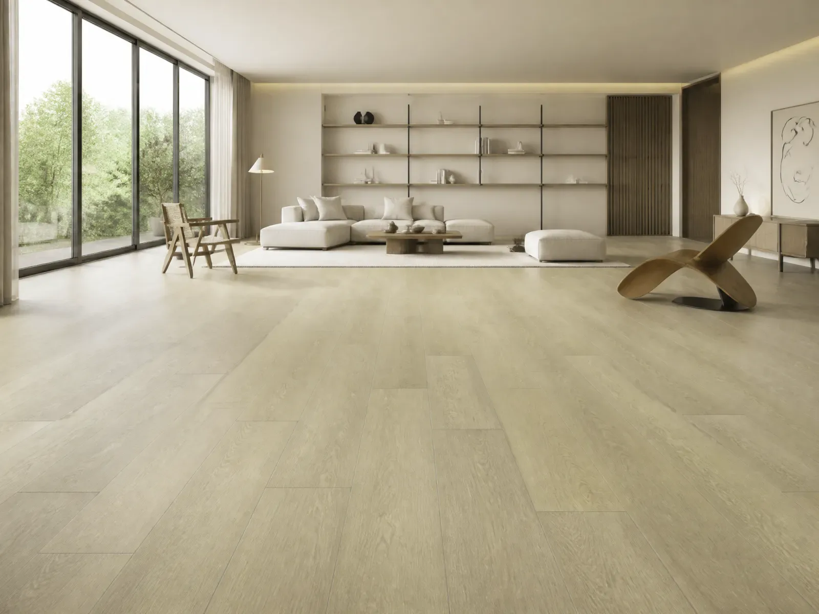 Cloud Oak Pioneer flooring in a living room