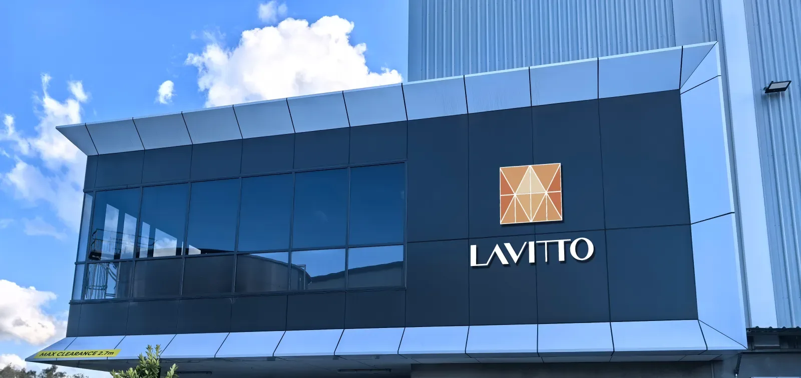 LAVITTO office and showroom at Bankstown Aerodrome